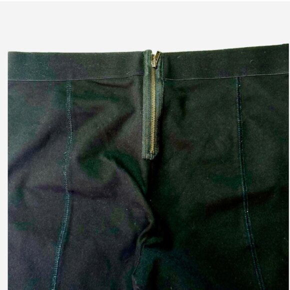 Vintage J.Crew Women’s Pixie Pant Black 8R Zip Back Ponte Skinny Ankle Pants - Picture 3 of 7